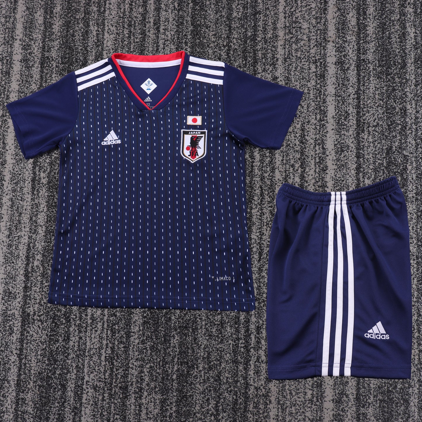 Kit Infantil Japão Home Retro 2018 -Azul