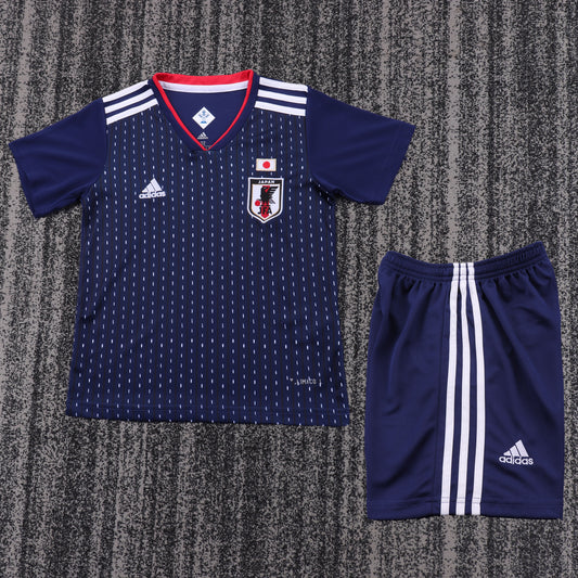 Kit Infantil Japão Home Retro 2018 -Azul