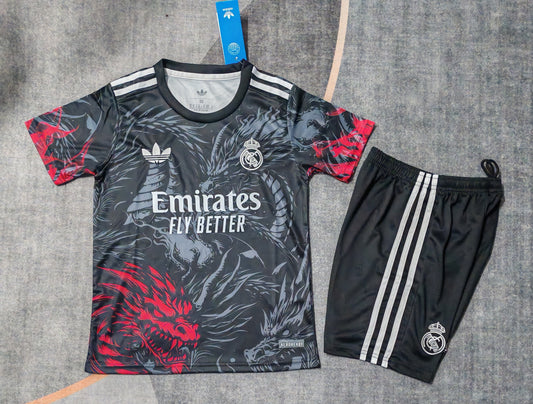 Kit Infantil Real Madrid Edição Especial 24/25 - Cinza