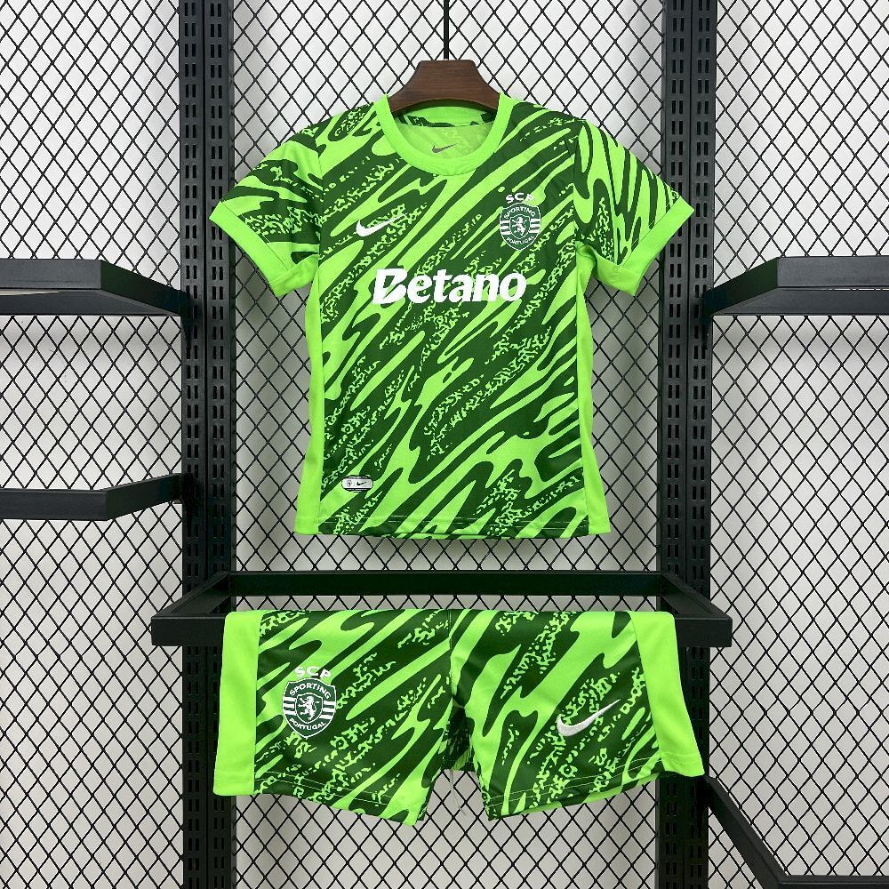 Kit Infantil Sporting Goleiro 25/26 . - Verde