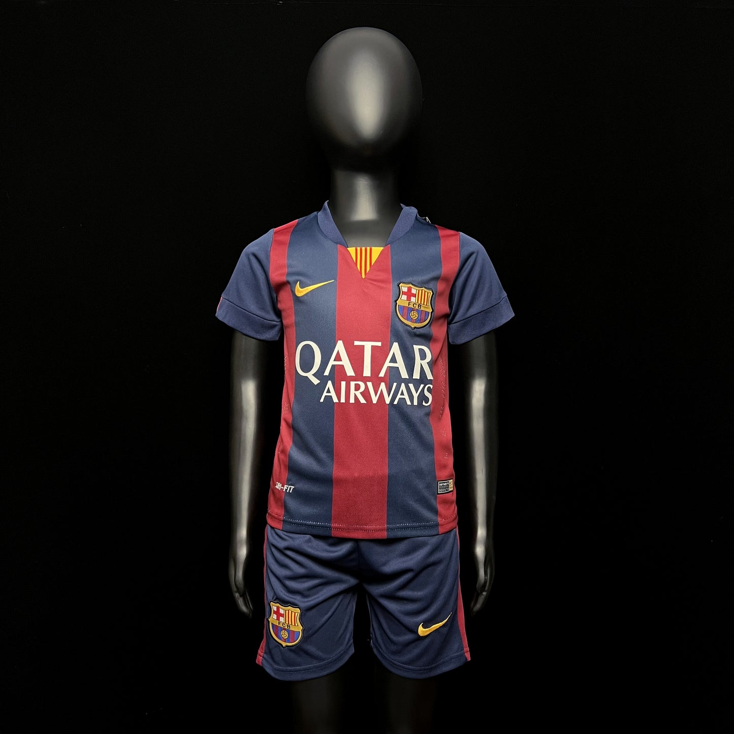 Kit Infantil Barcelona Home Retrô 14/15 - Grená