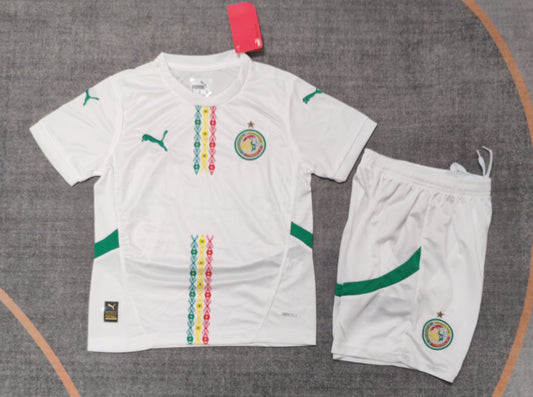 Kit Infantil Senegal Away 26/27 - Branca