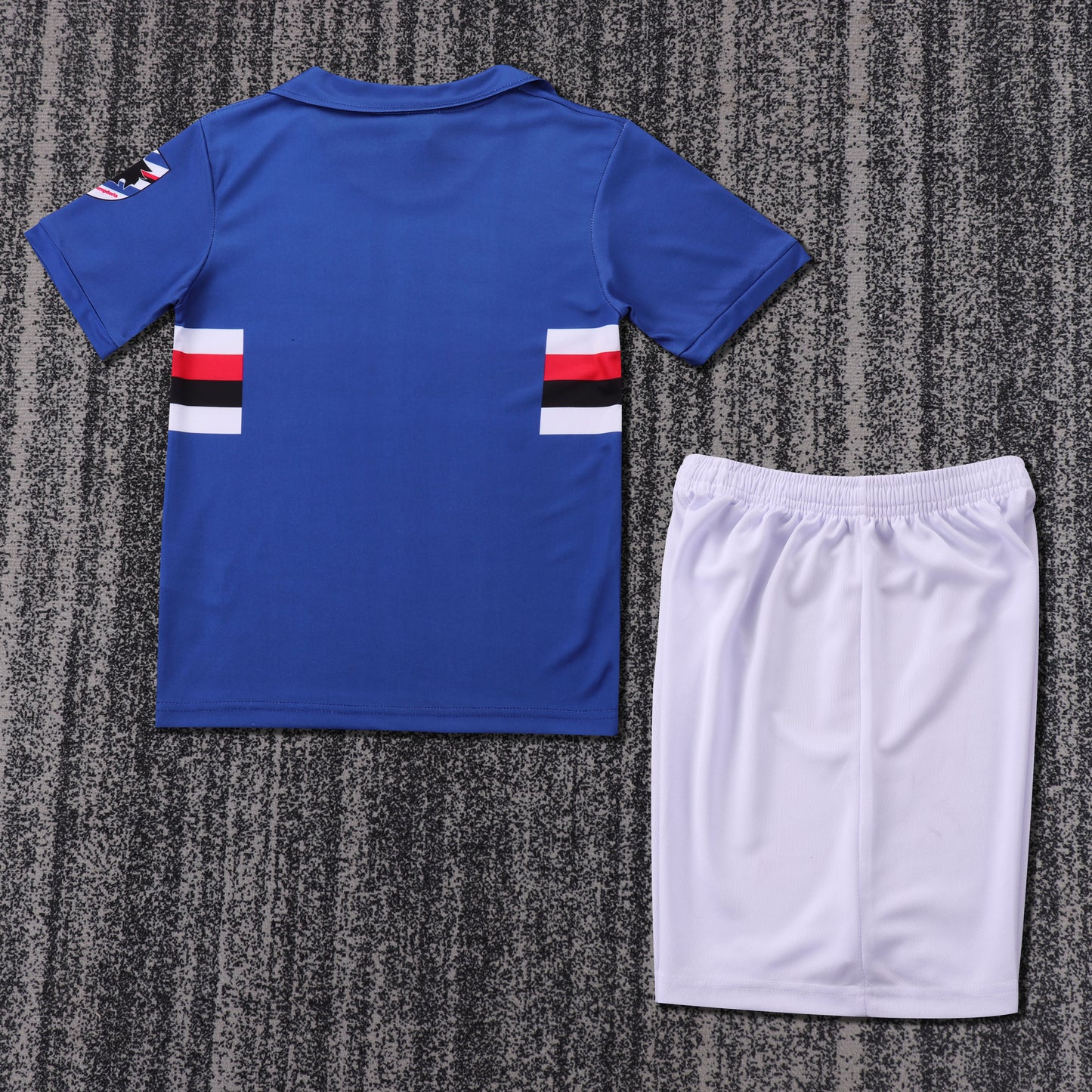 Kit Infantil Sampdoria Home Retrô 90/91 Asics - Azul