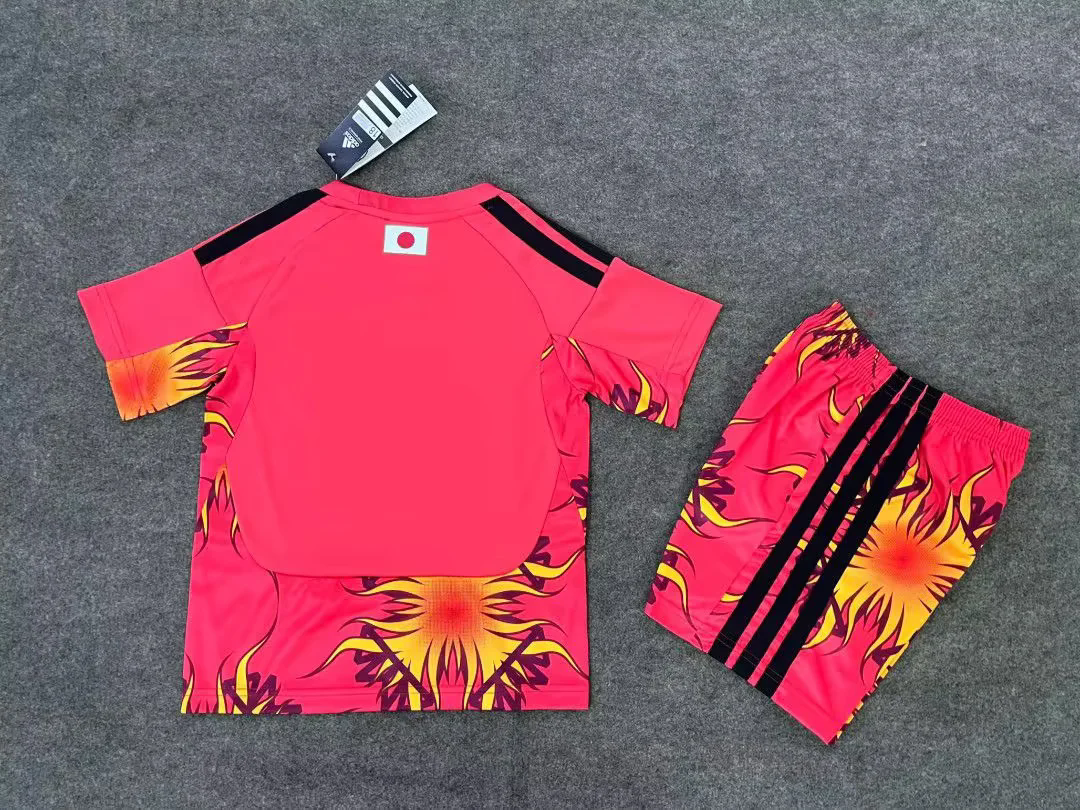 Kit Infantil Japão Goleiro  26/27 - Vermelho