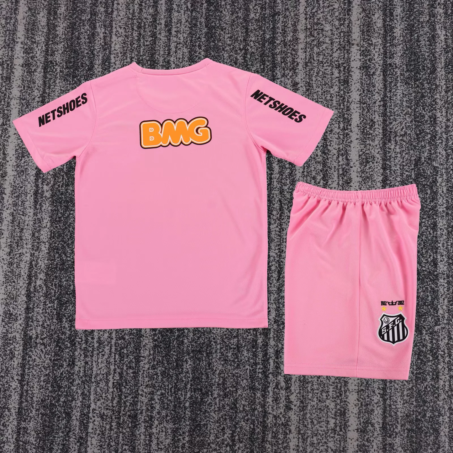 Kit Infantil Santos Retrô 11/12 - Rosa