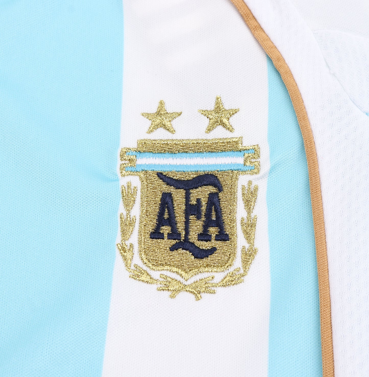 Kit Infantil Argentina Retro Home 2006 -Branco e Azul