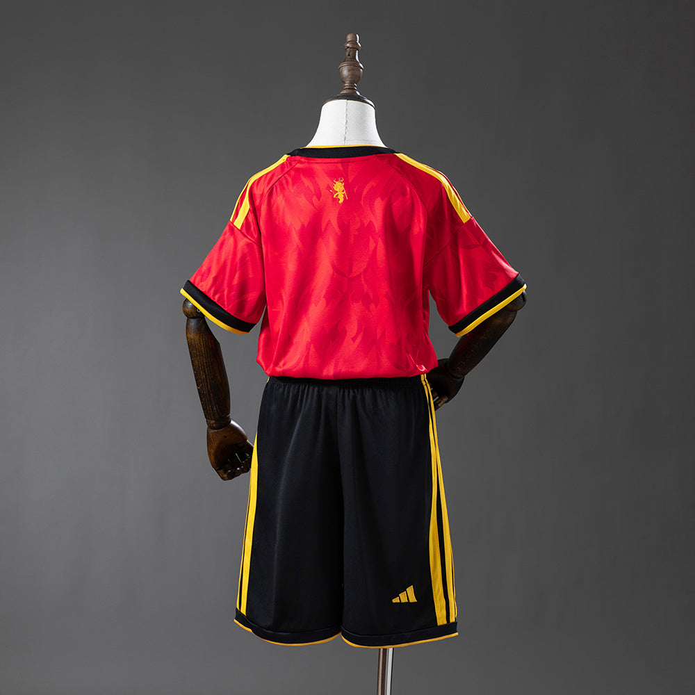 Kit Infantil Bélgica Home 26/27 - Vermelho