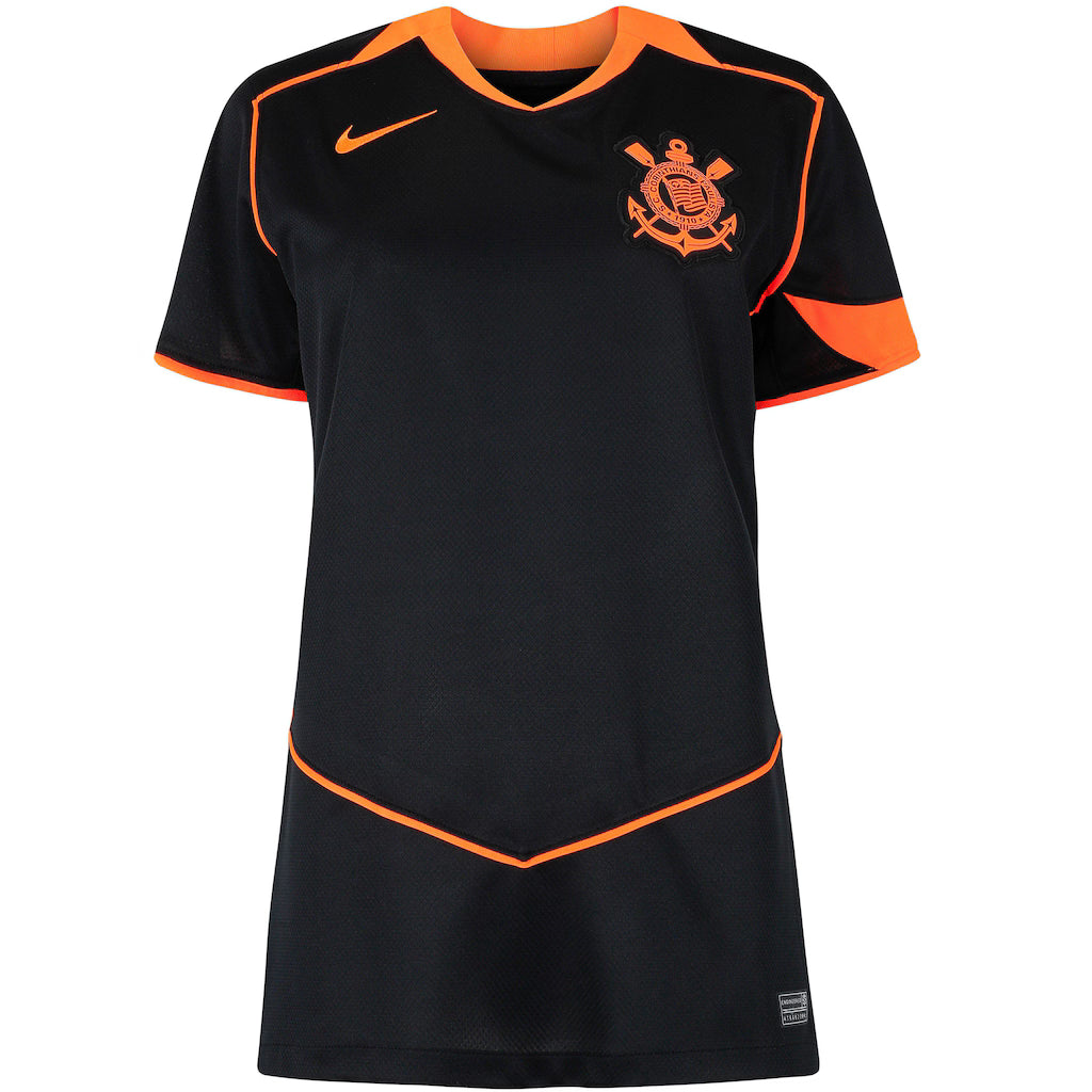 Kit Família Corinthians: Camisa Infantil + Camisa Mãe - Preta e Laranja