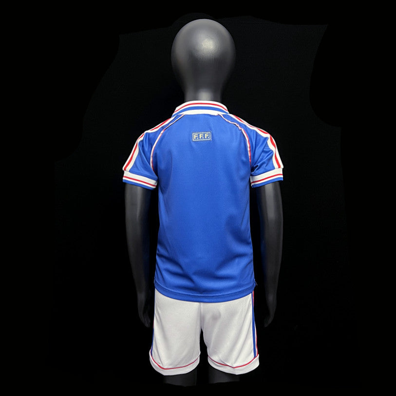 Kit Infantil França Home Retro 1998 -Azul