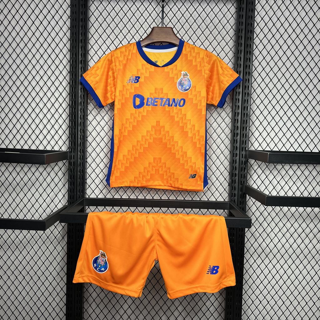 Kit Infantil Porto Away 24/25 . - Laranja