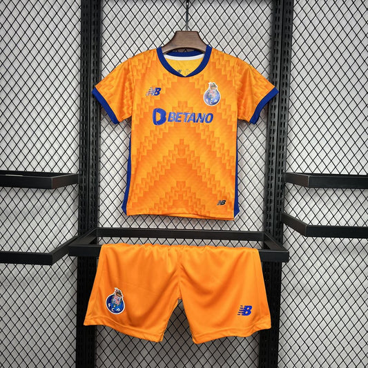 Kit Infantil Porto Away 24/25 . - Laranja