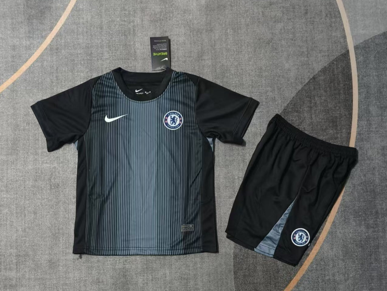 Kit Infantil Chelsea Goleiro 25/26 -Preto