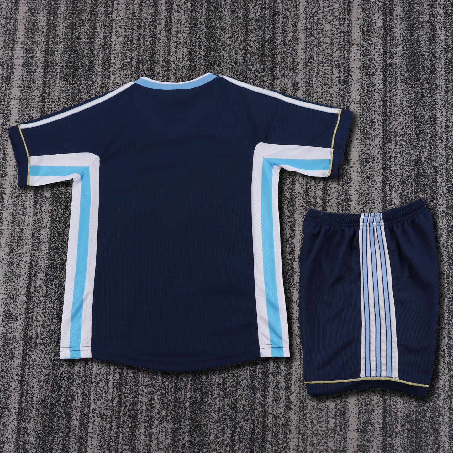 Kit Infantil Argentina Retro Away 1998 -Azul
