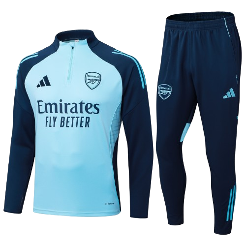 Kit Treino Agasalho + Calça Arsenal - Azul Claro