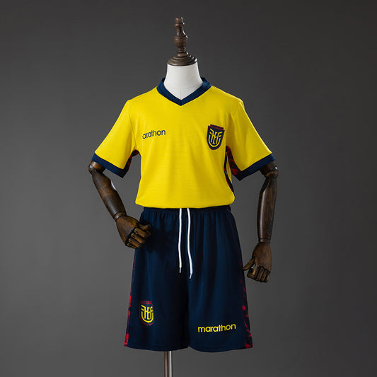 Kit Infantil Equador Home 26/27 - Amarelo