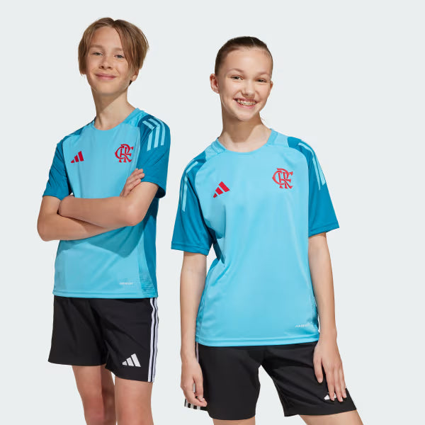 Kit Infantil Flamengo Treino 25/26 - Azul Claro