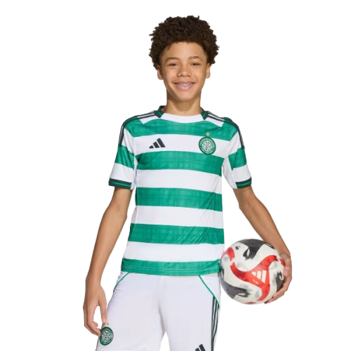 Kit Infantil Celtic Home 25/26 -Branco e Verde