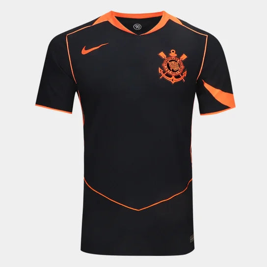 Kit Família Corinthians: Camisa Infantil + Camisa Pai - Preta e Laranja