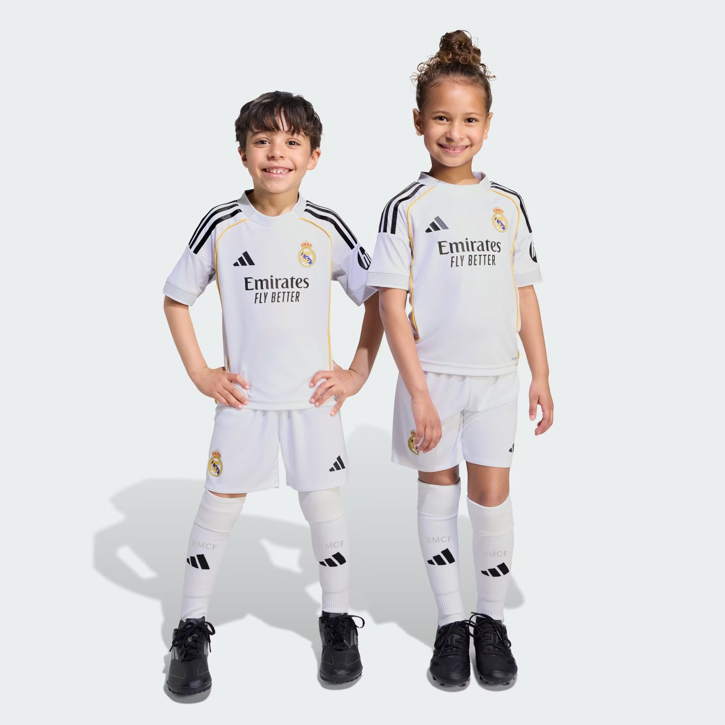 Kit Infantil Real Madrid Home 25/26 -Branca