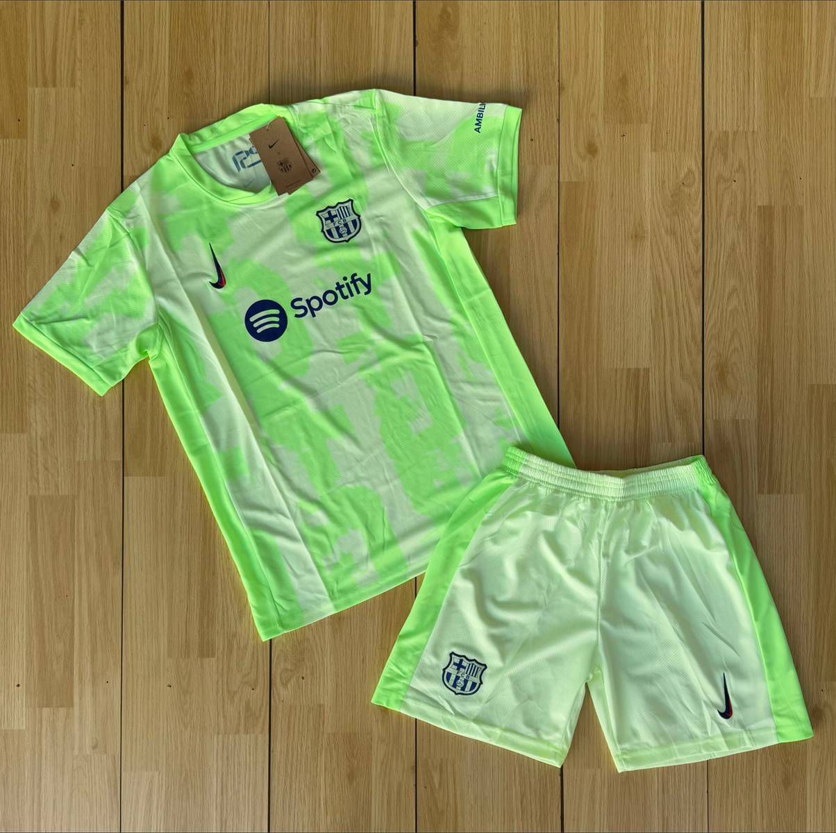 Kit Infantil Barcelona Third 24/25 - Verde