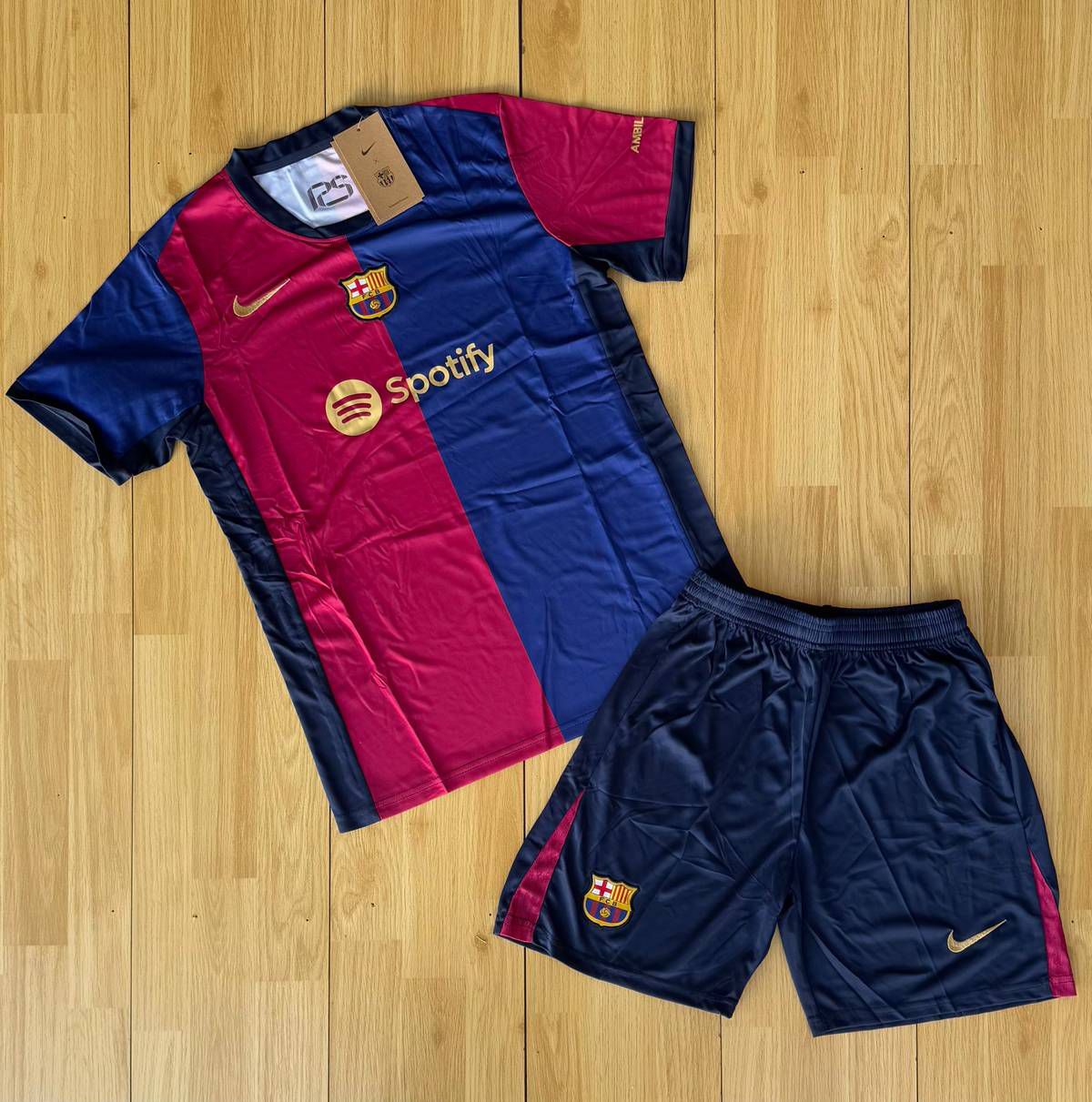 Kit Infantil Barcelona Home 24/25 - Grená