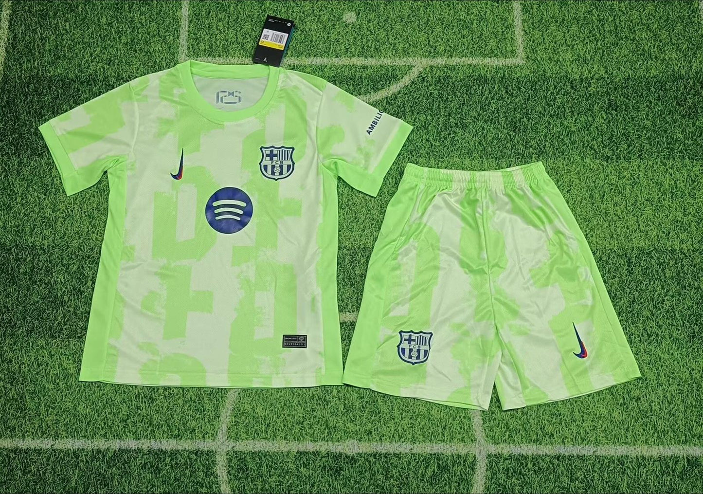 Kit Infantil Barcelona Third 24/25 - Verde