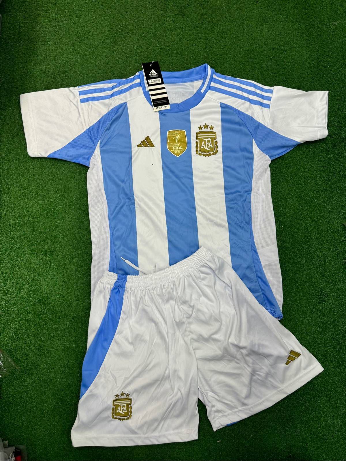 Kit Infantil Argentina Home 24/25 -Azul e Branca