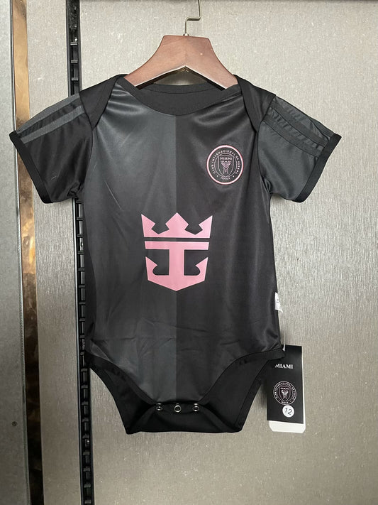 Body Bebê Infantil Inter Miami Away 25/26  - Preto