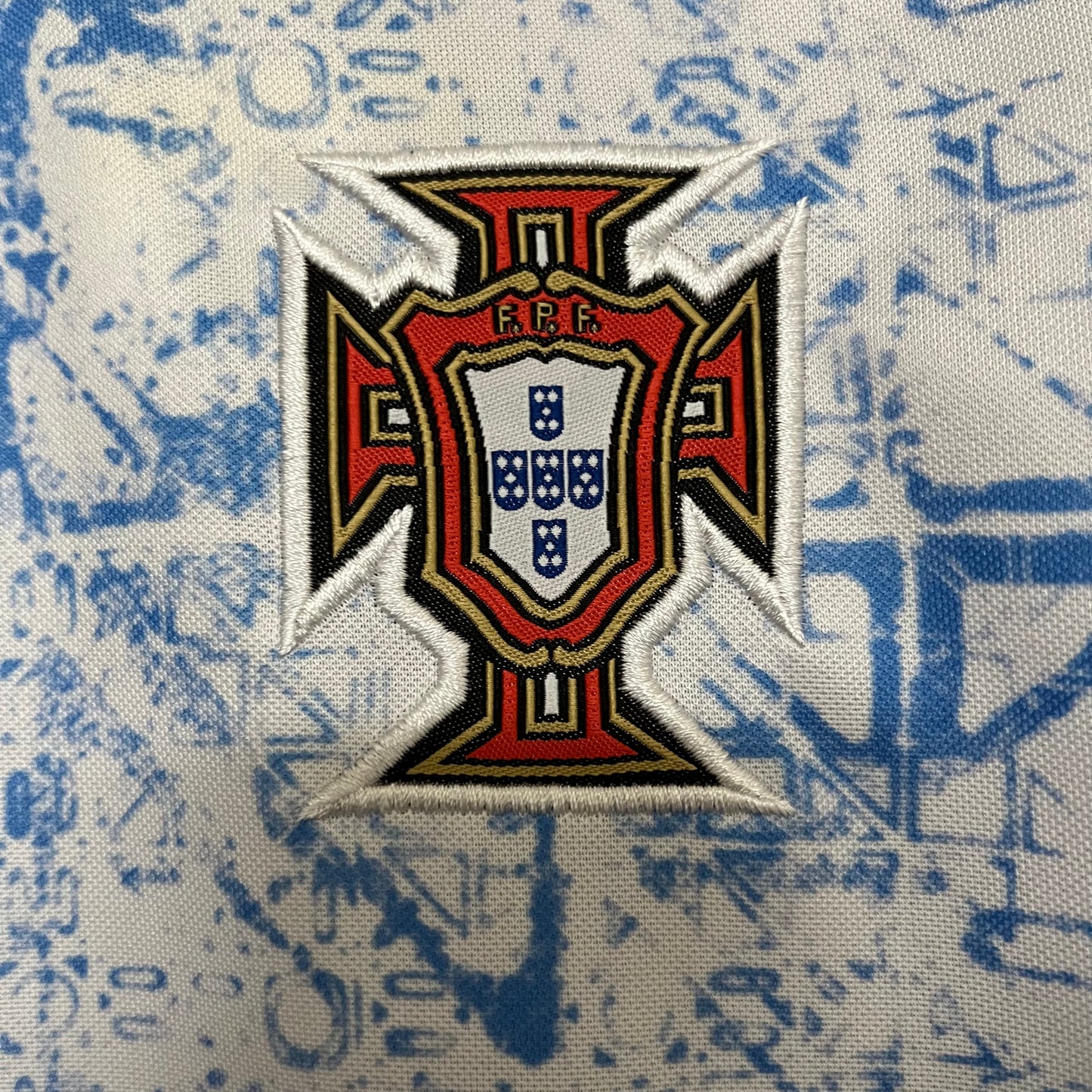 Kit Infantil Portugal Away 24/25 -Branco e Azul (. Branco)