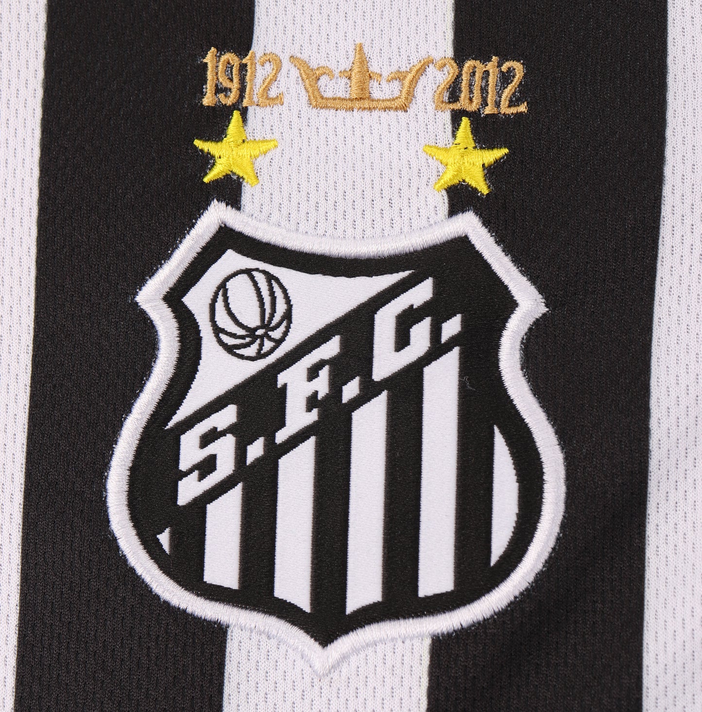 Kit Infantil Santos Away Retrô 12/13 - Preto e Branco