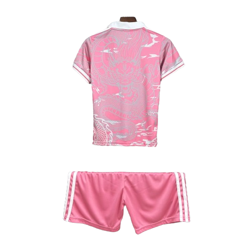 Kit Infantil Real Madrid Edição Especial Dragão 23/24 -Rosa