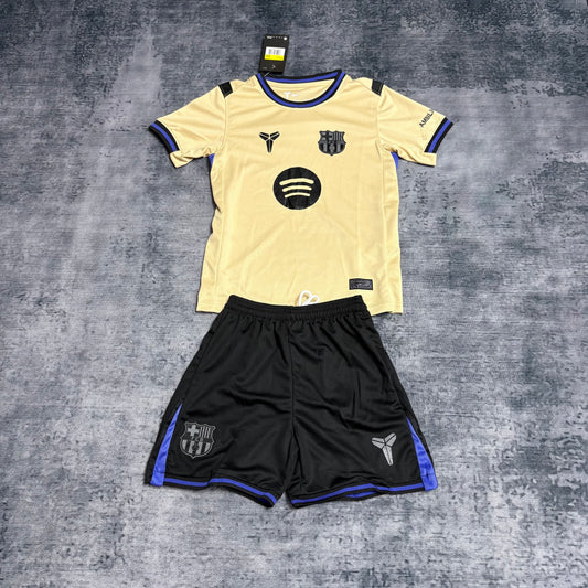 Kit Infantil Barcelona Away 25/26 - Bege