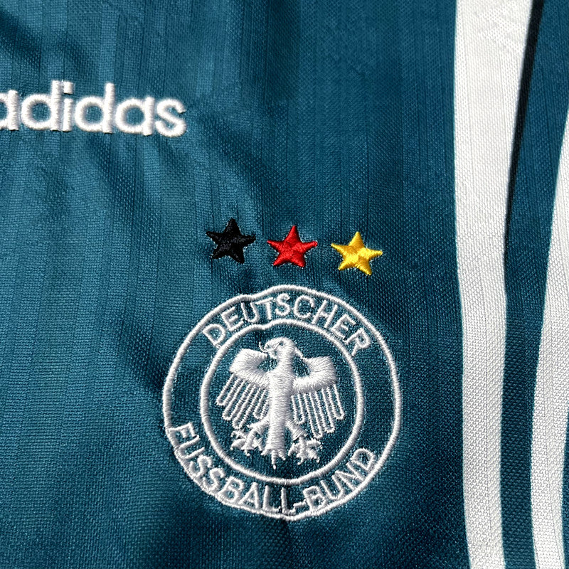 Kit Infantil Alemanha Away Retro 1996 -Verde
