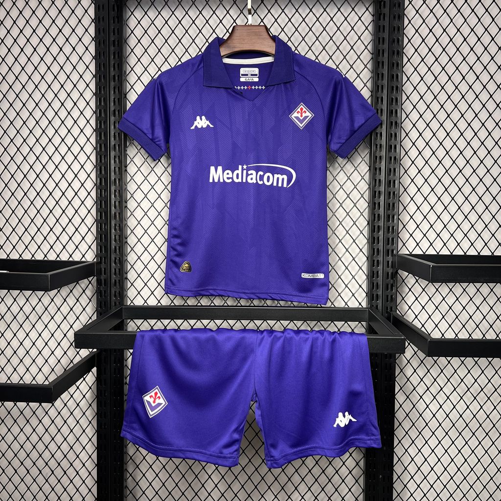 Kit Infantil Fiorentina Home 24/25 . -Roxo