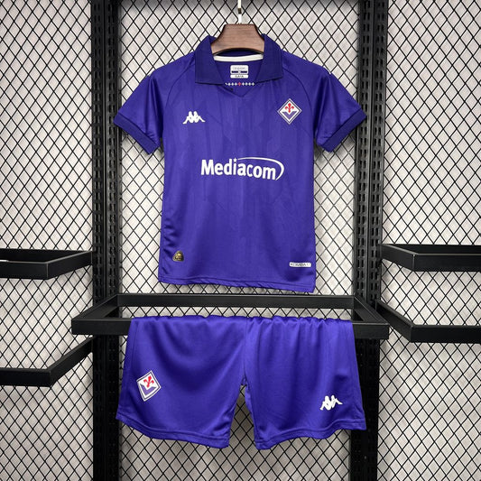 Kit Infantil Fiorentina Home 24/25 . -Roxo