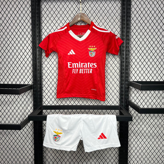 Kit Infantil Benfica Home 24/25 -Vermelha