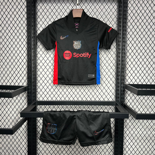 Kit Infantil Barcelona Away 24/25 - Preto