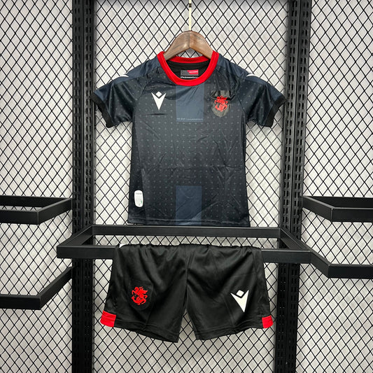 Kit Infantil Georgia Third 24/25 Macron -Preto