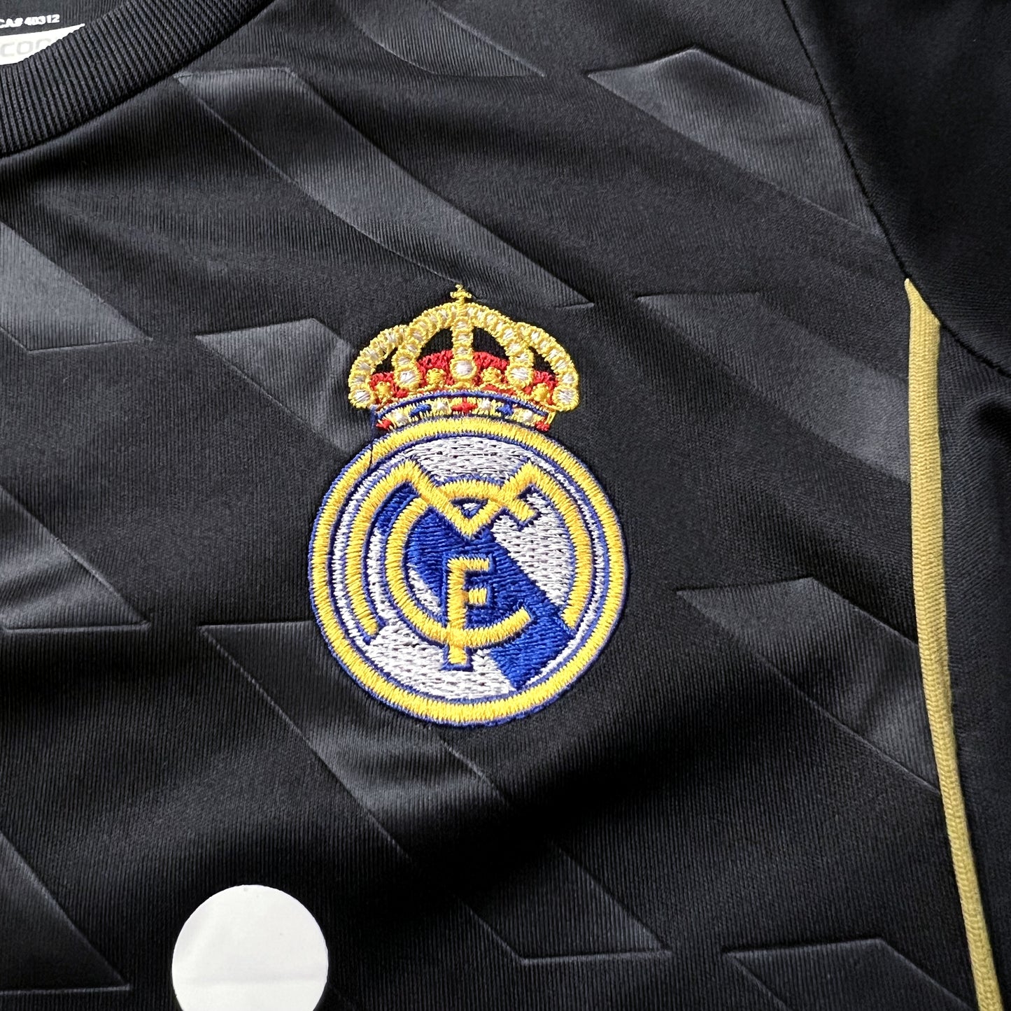 Kit Infantil Real Madrid Away Retrô 11/12 - Preto