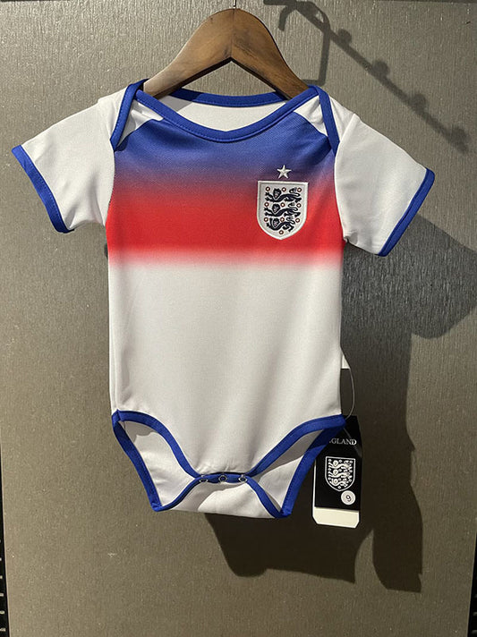 Body Bebê Infantil Inglaterra Home 25/26  - Branco