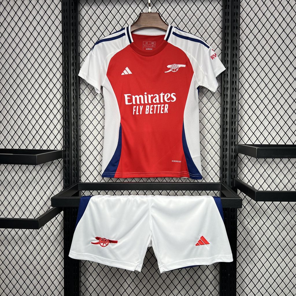Kit Infantil Arsenal Home 24/25 - Vermelho