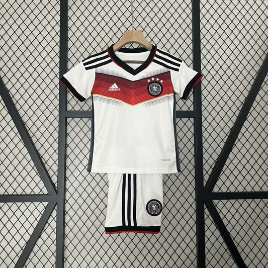 Kit Infantil Alemanha Home Retro 2014 - Branca