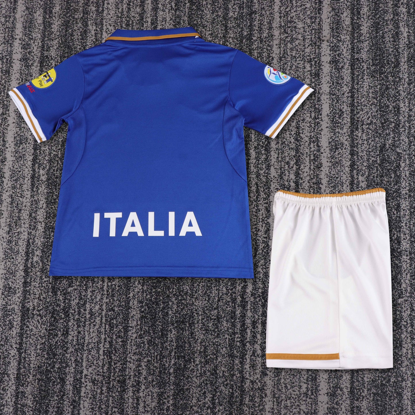 Kit Infantil Italia Home Retro 1996 - Azul