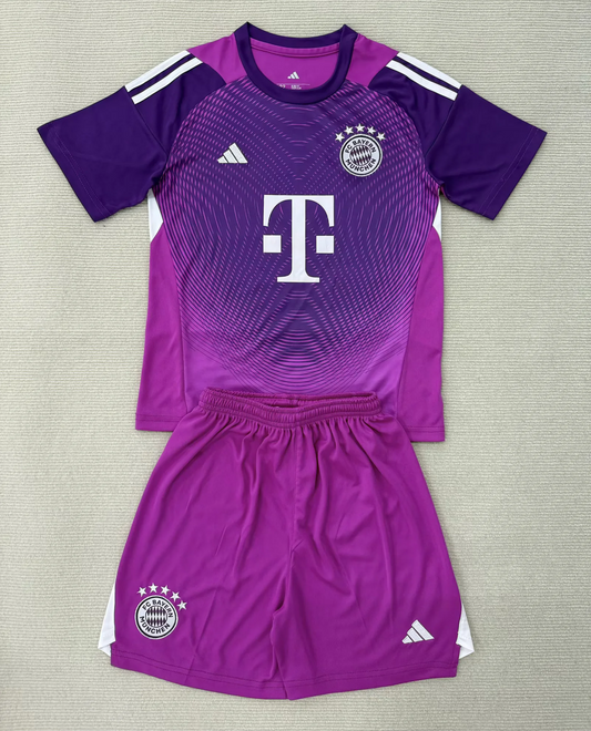 Kit Infantil Bayern de Munique Goleiro 25/26 - Roxo