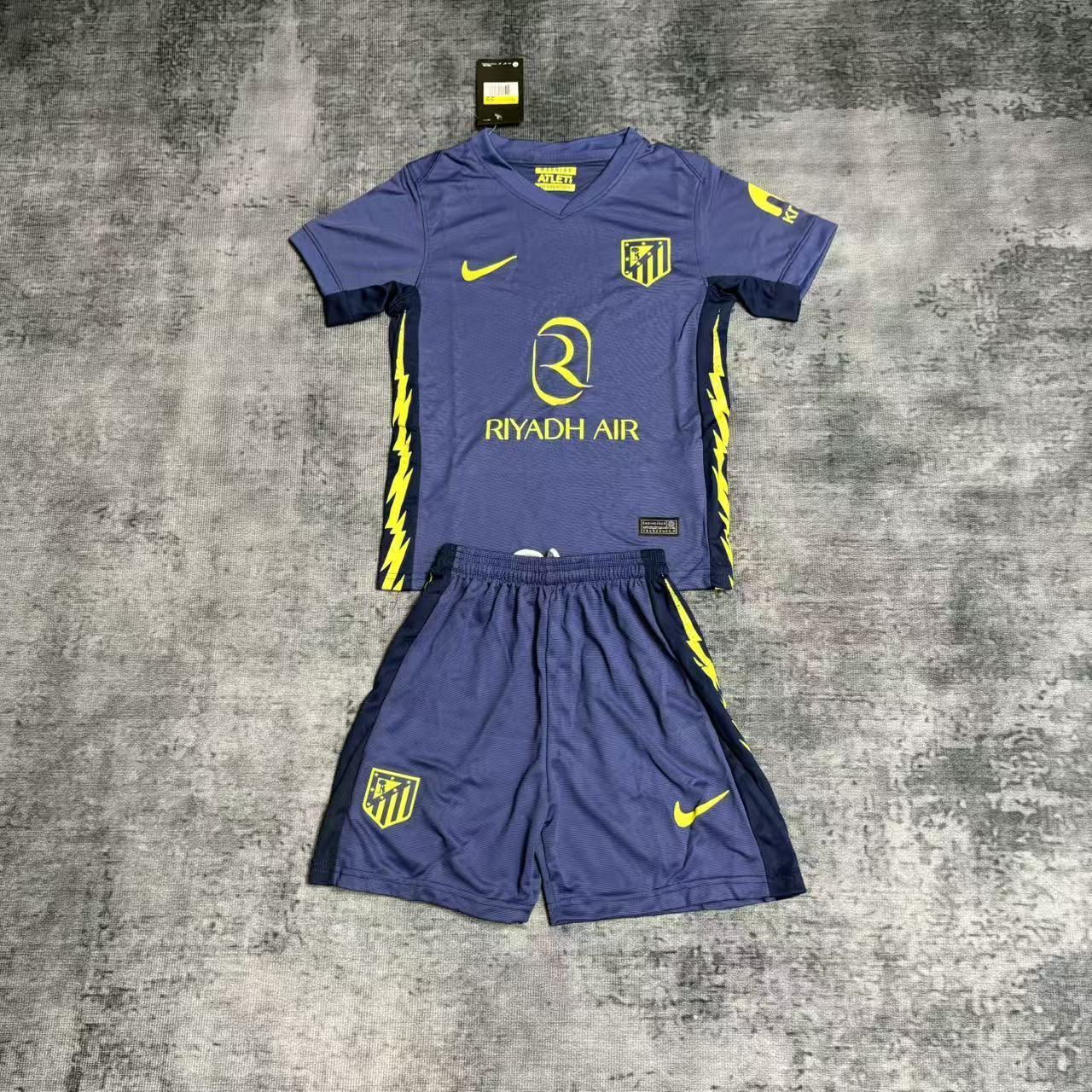 Kit Infantil Atlético de Madrid Away 25/26 -Azul Escuro