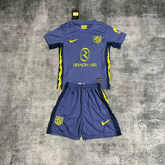 Kit Infantil Atlético de Madrid Away 25/26 -Azul Escuro