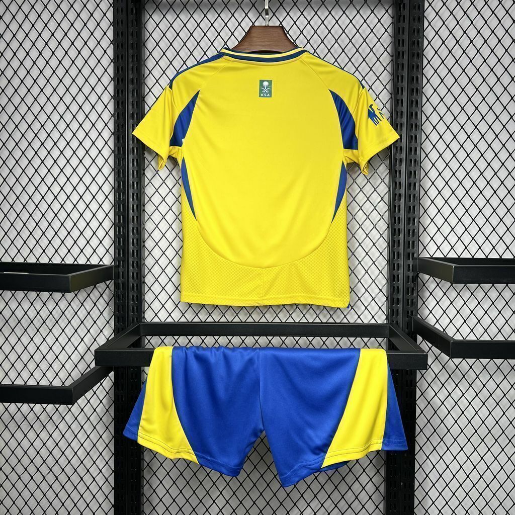 Kit Infantil Al Nassr Home 24/25 - Amarela