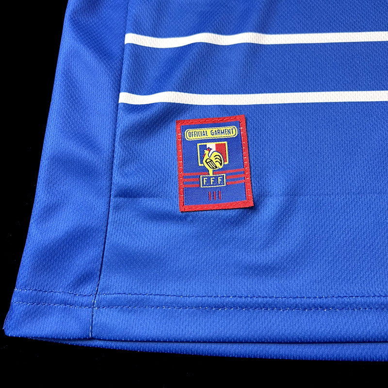 Kit Infantil França Home Retro 1998 -Azul