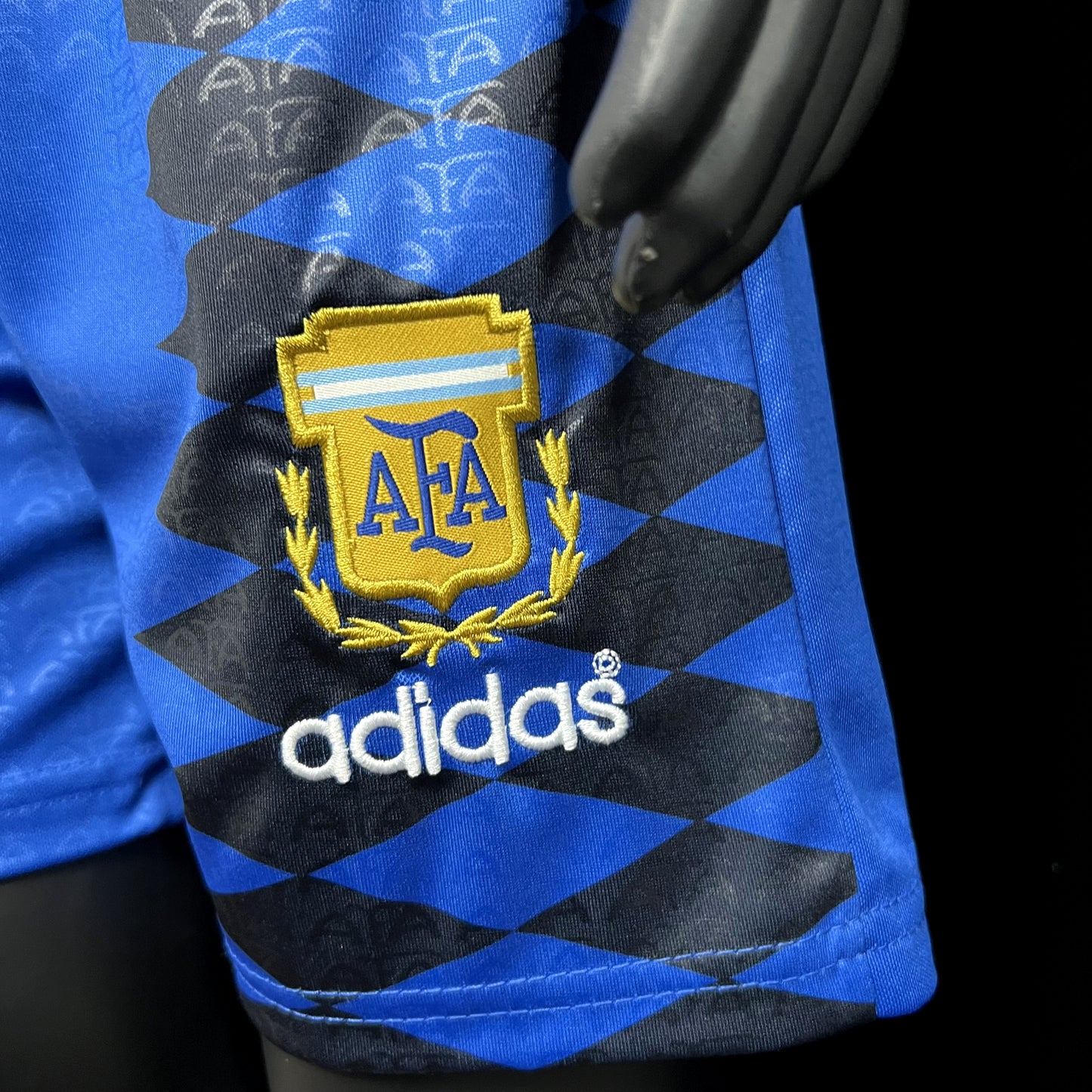 Kit Infantil Argentina Retro 1994 -Azul e Preto