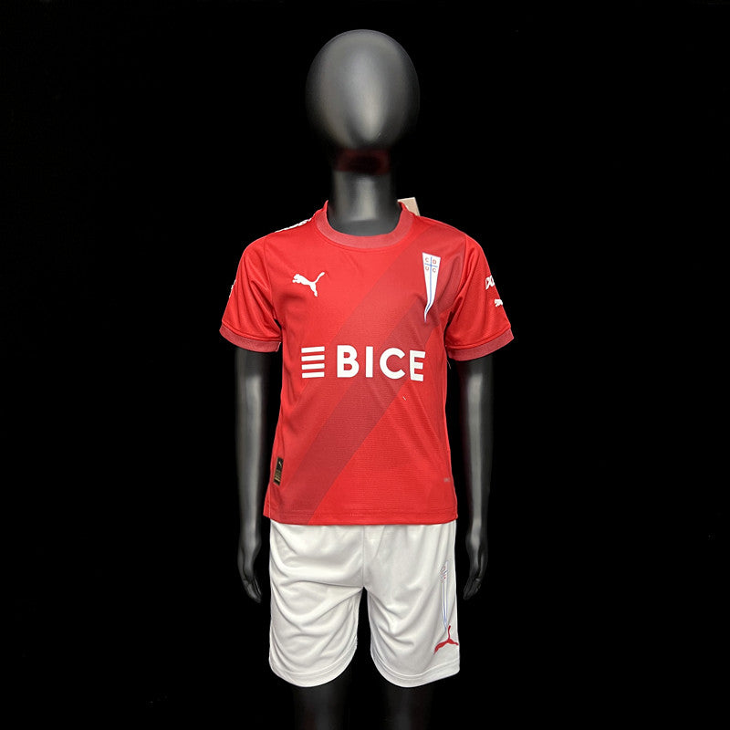 Kit Infantil Universidade Catolica Away 24/25 . - Vermelha